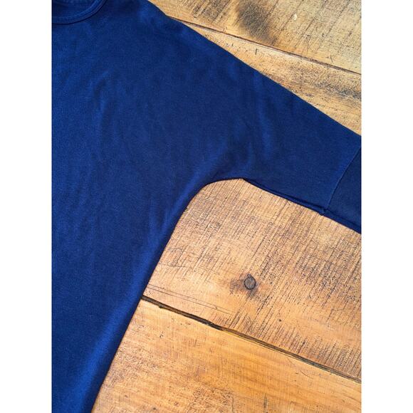 Womens SPANX Navy Perfect Length Dolman Top Blouse 3/4‎ Sleeve Size Large - Picture 5 of 10